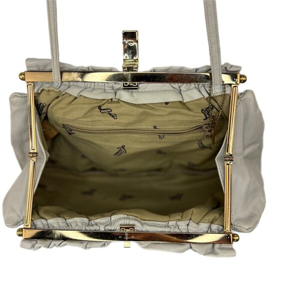 Vintage Letisse Gray Shoulder Strap Pouch Purse - Picture 7 of 11